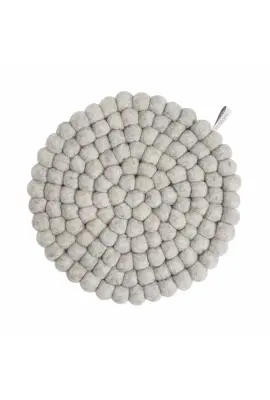 Grand dessous de plat rond en laine 25 cm – Aveva — photo 7