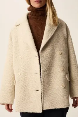 Manteau Yzia Creme — photo 2