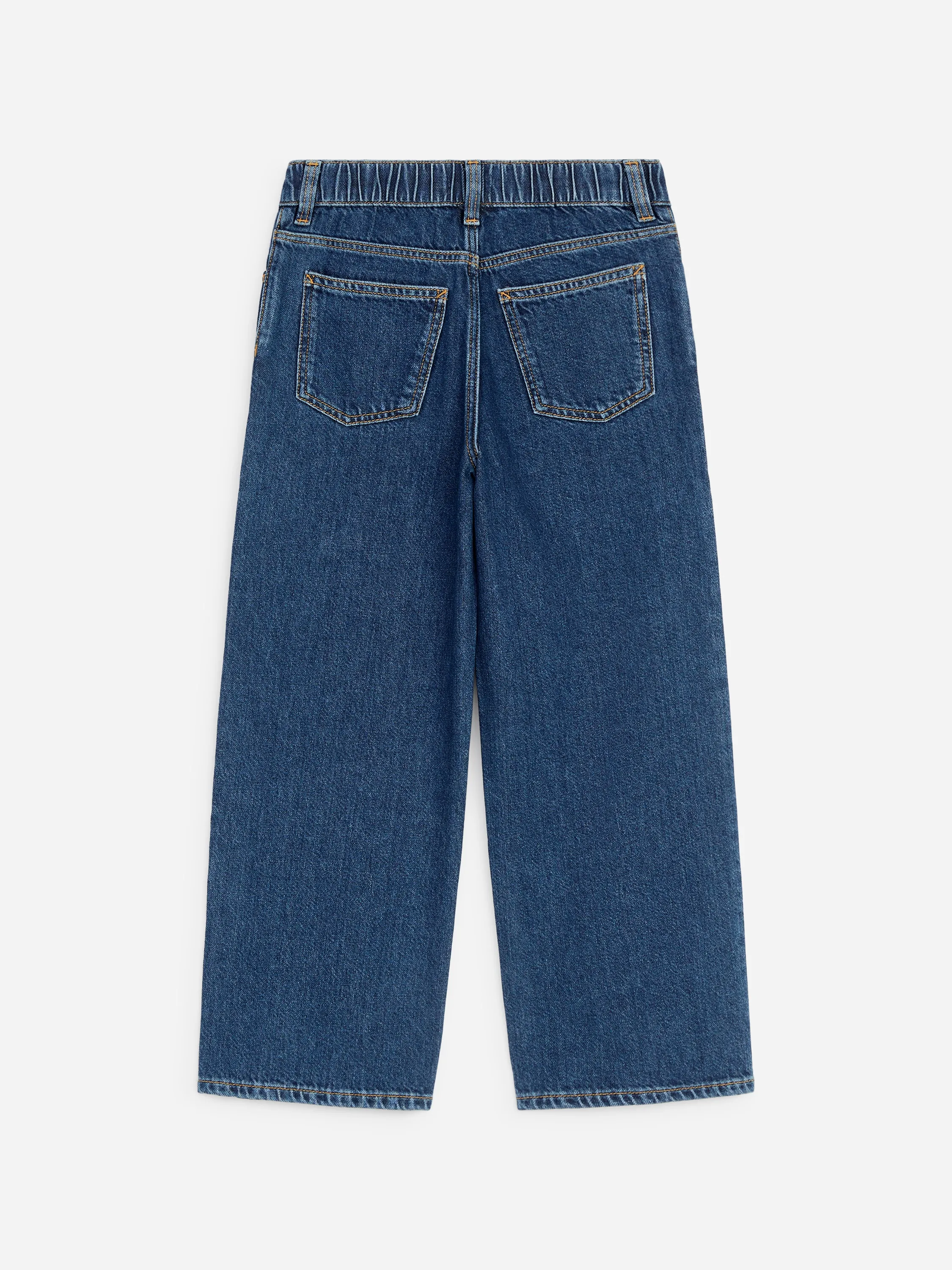Pantalon large en jean - Bleu foncé