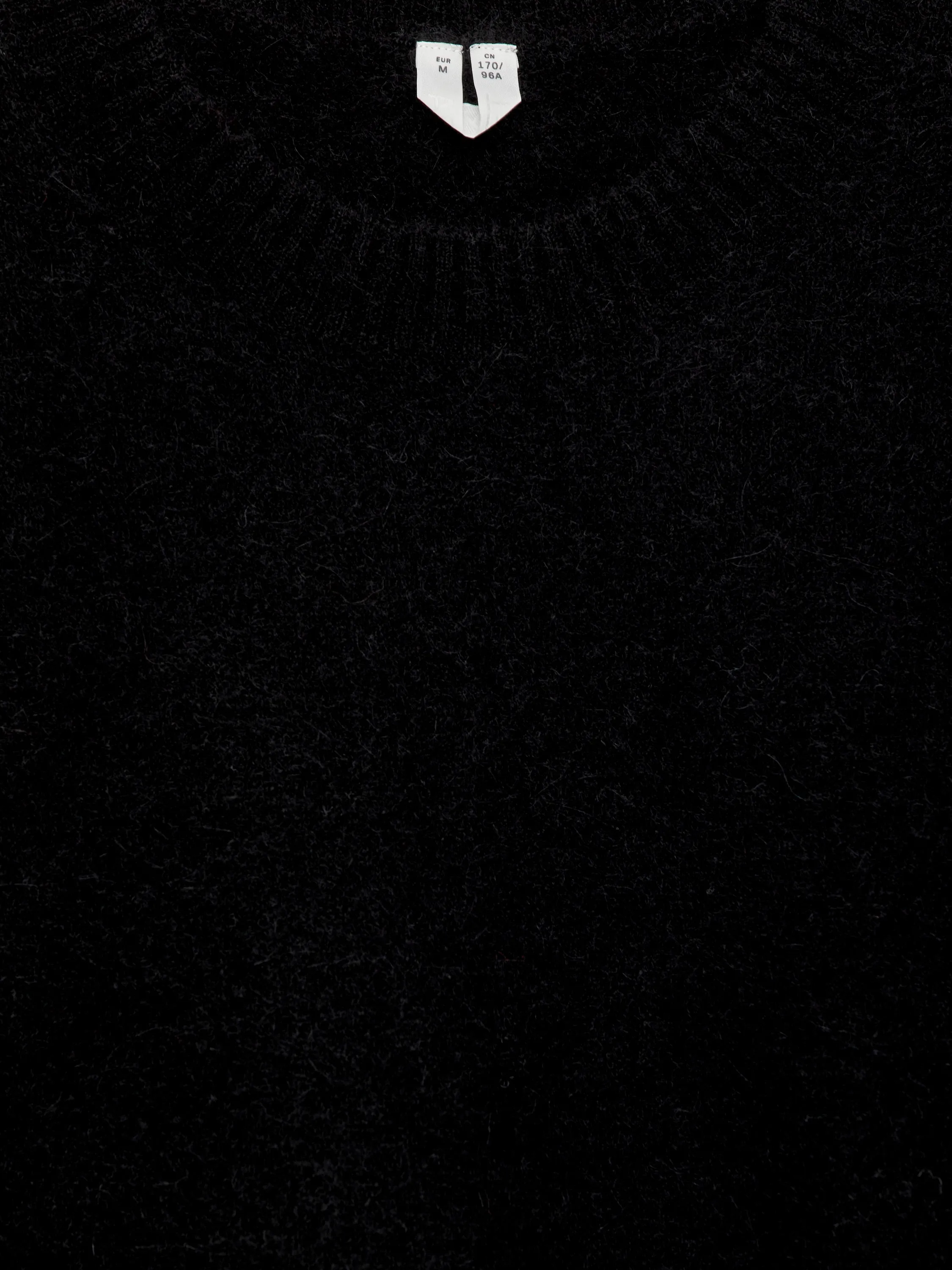 Pull en mélange de laine et d'alpaga - Noir