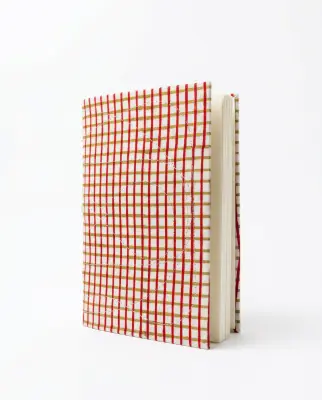 Carnet Indira - Motif tamis rouge et jaune – Mamamushi Studio — photo 2