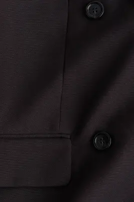 Blazer à fermeture croisée - Marron foncé — photo 5