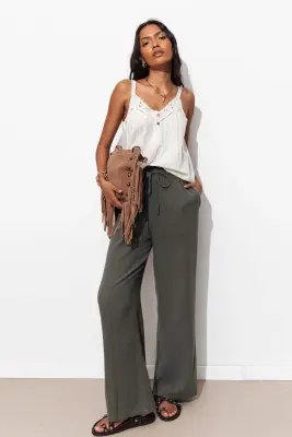 Pantalon gaze de coton Femme — photo 2
