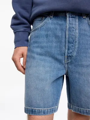 Short en jean décontracté - Bleu moyen — photo 3