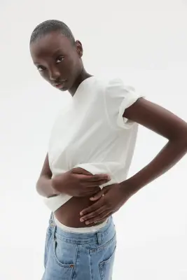 T-shirt en coton - Blanc — photo 3