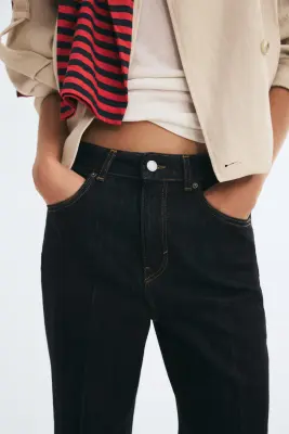 Slim Low Waist Jeans - Bleu denim foncé — photo 1