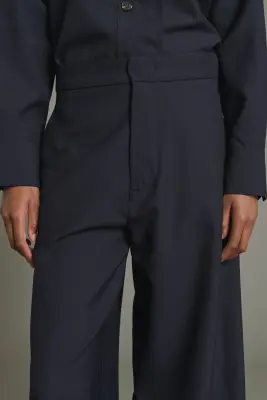 PANTALON HORATIO BLEU NUIT — photo 4