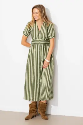 Robe longue rayée Femme — photo 3