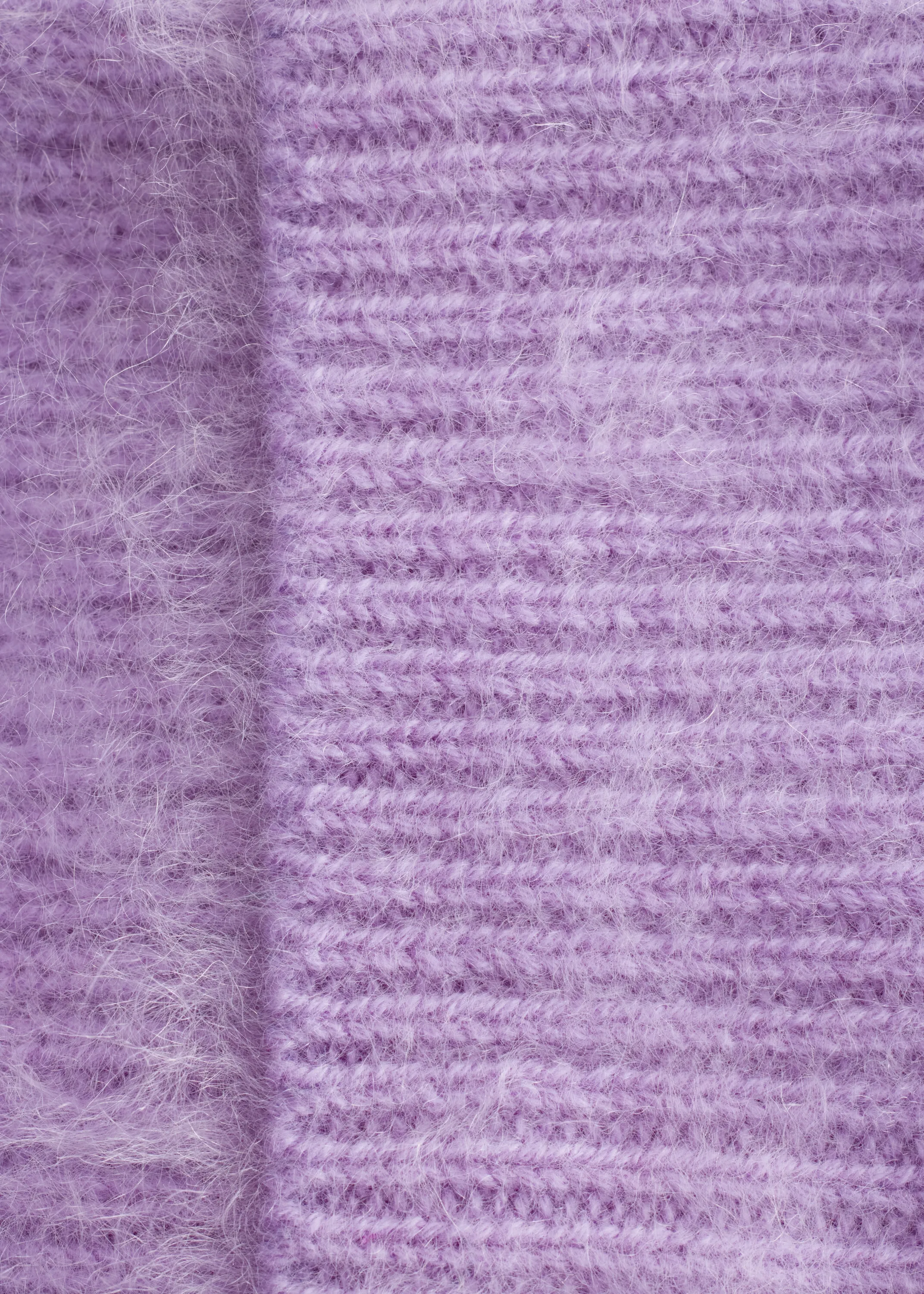 Bonnet en cachemire brossé - Lilas