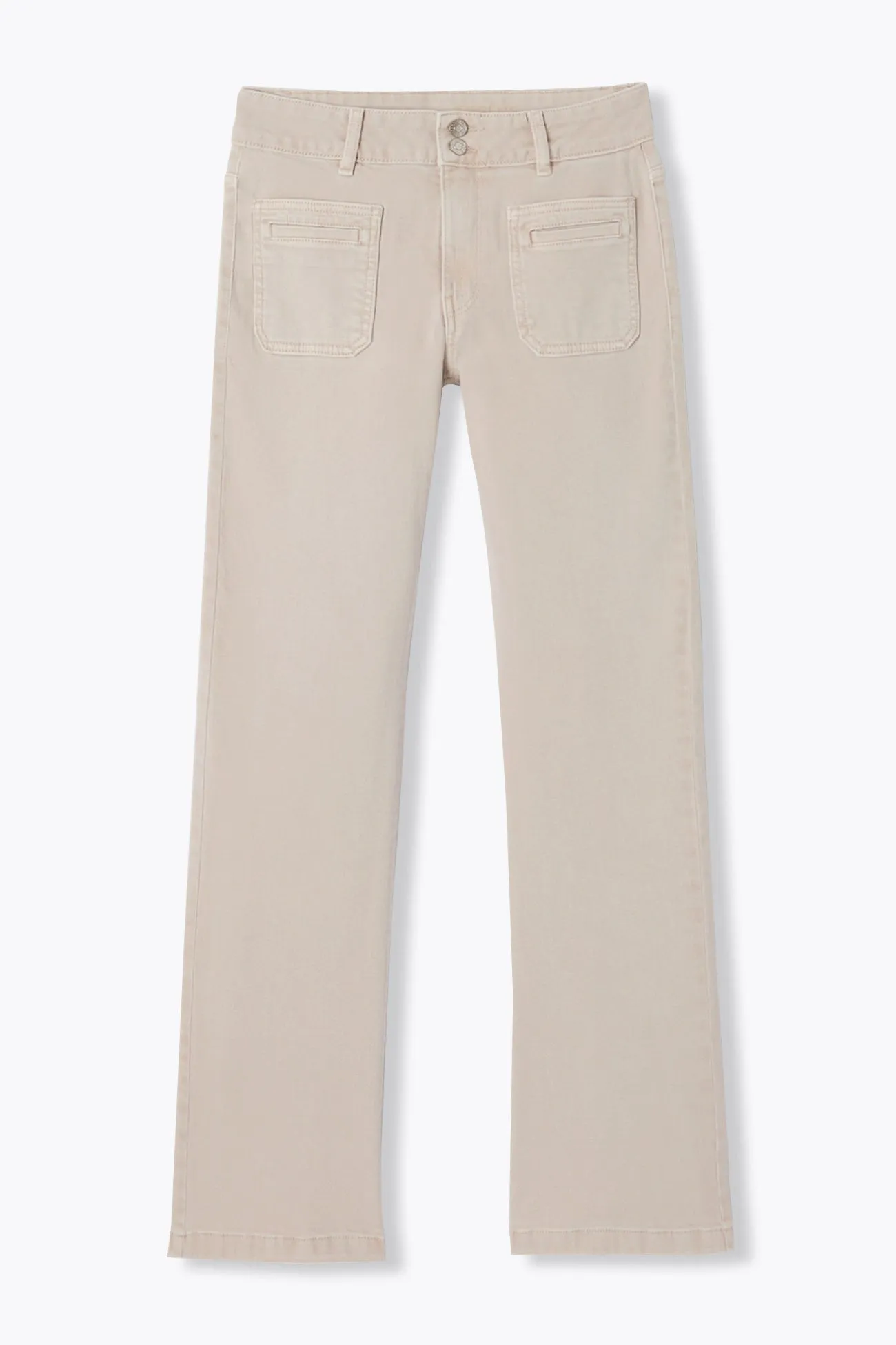 EUGENE pantalon bootcut toile