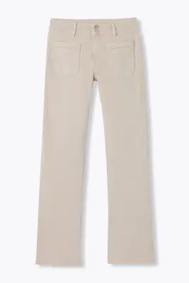 EUGENE pantalon bootcut toile