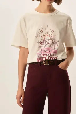 Tee-shirt Jessy Ecru — photo 1