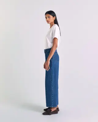 Jean Romeo bleu indigo — photo 4