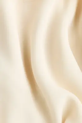 Robe en mousseline avec détail à nouer - Crème — photo 3