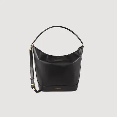 Sac seau en cuir