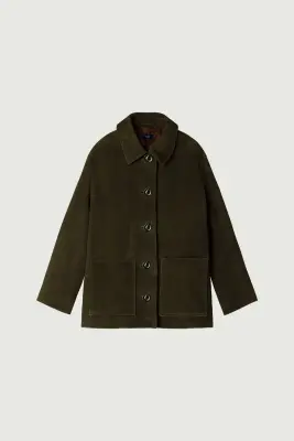 VESTE VINCENZO KAKI FONCÉ — photo 5