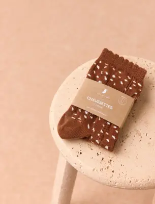 Chaussettes biche - Marron clair — photo 1