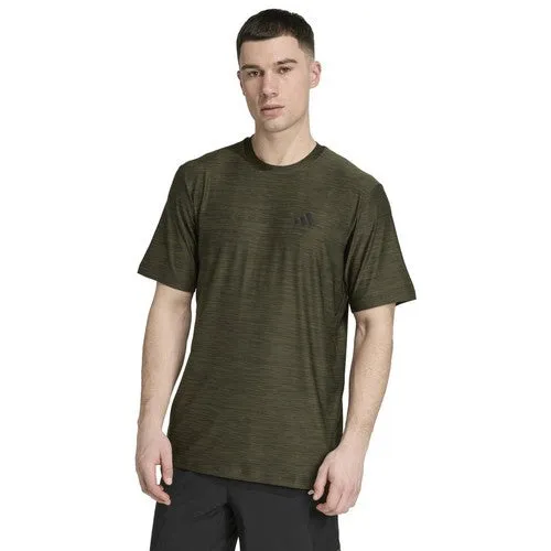 ADIDAS TEE SHIRT STRETCH GRANDE LONGUEUR Kaki