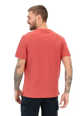 CAMEL ACTIVE TEE SHIRT BOUTON Corail — photo 4