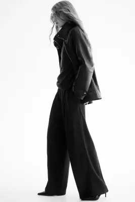 Pantalon chic - Marron foncé — photo 3