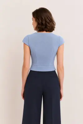 Alana Peplum Top — photo 2