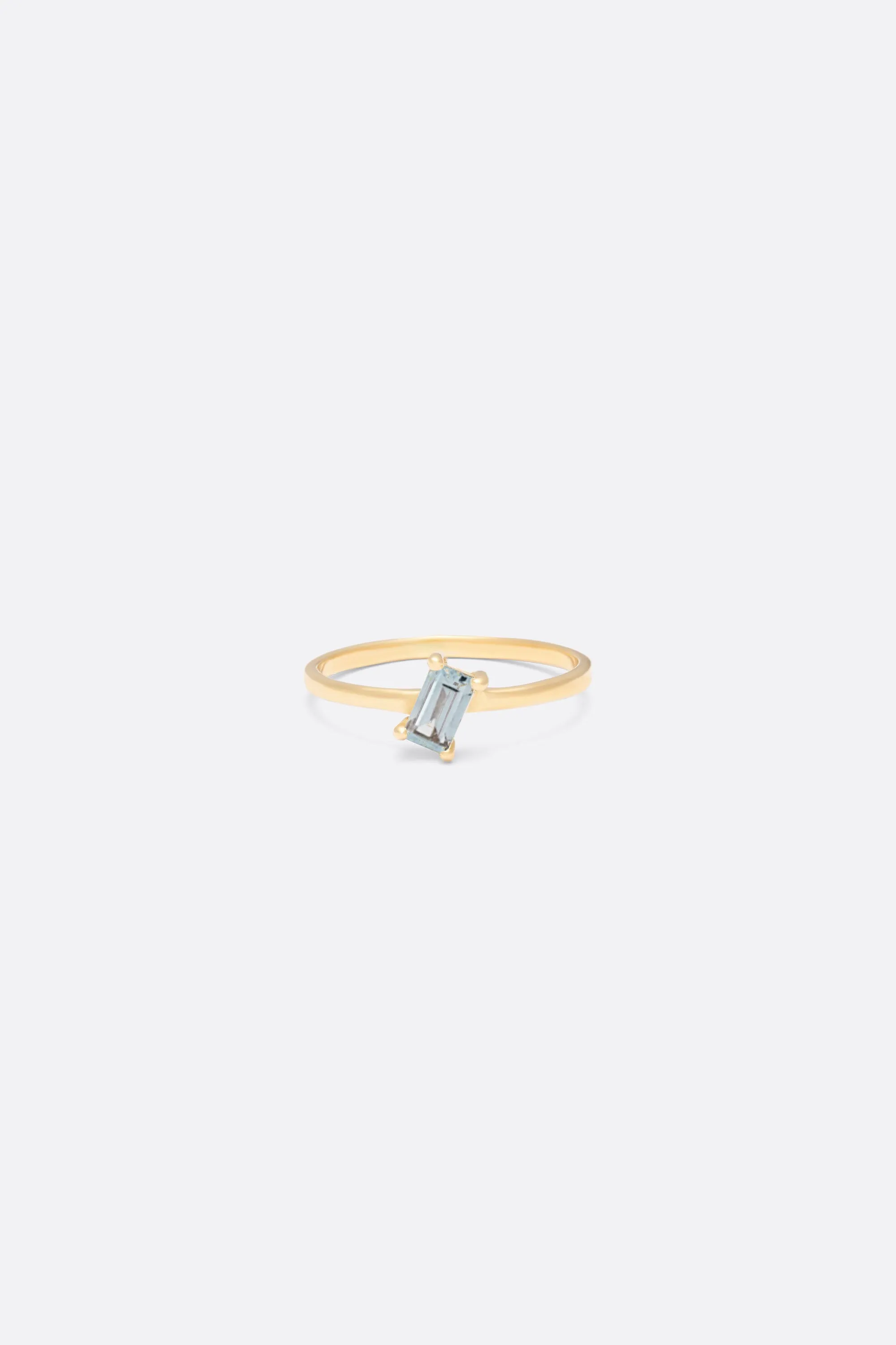 BAGUE EWANDE SIMPLE BAGUETTE - Or rose 18 carats