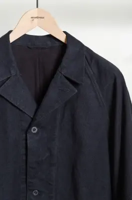 Comoli – Black Denim Work Jacket E03-01003 – BLACK — photo 3