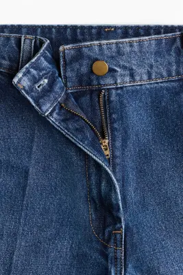 Wide High Jeans - Bleu denim — photo 2