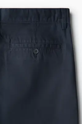 Short chino Relaxed Fit - Bleu marine — photo 4