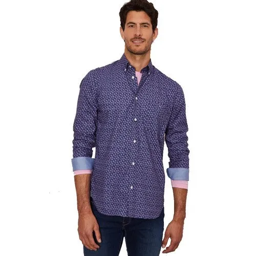 EDEN PARK CHEMISE Marine PRINT Rose