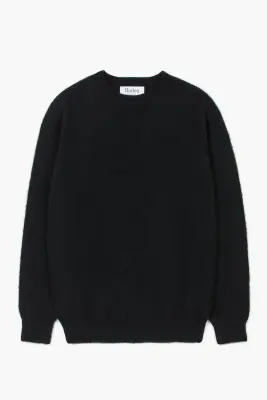 Pull Shaggy Dog en laine - Noir — photo 1