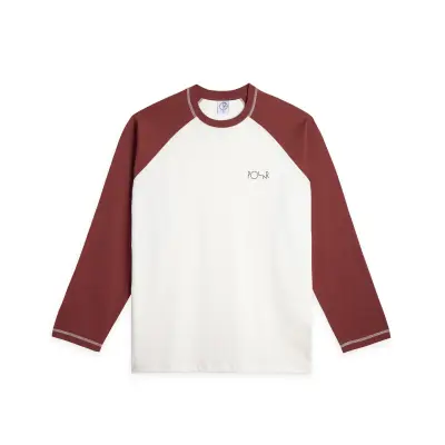 T-shirt Polar stevie ls – ivory/wine — photo 1