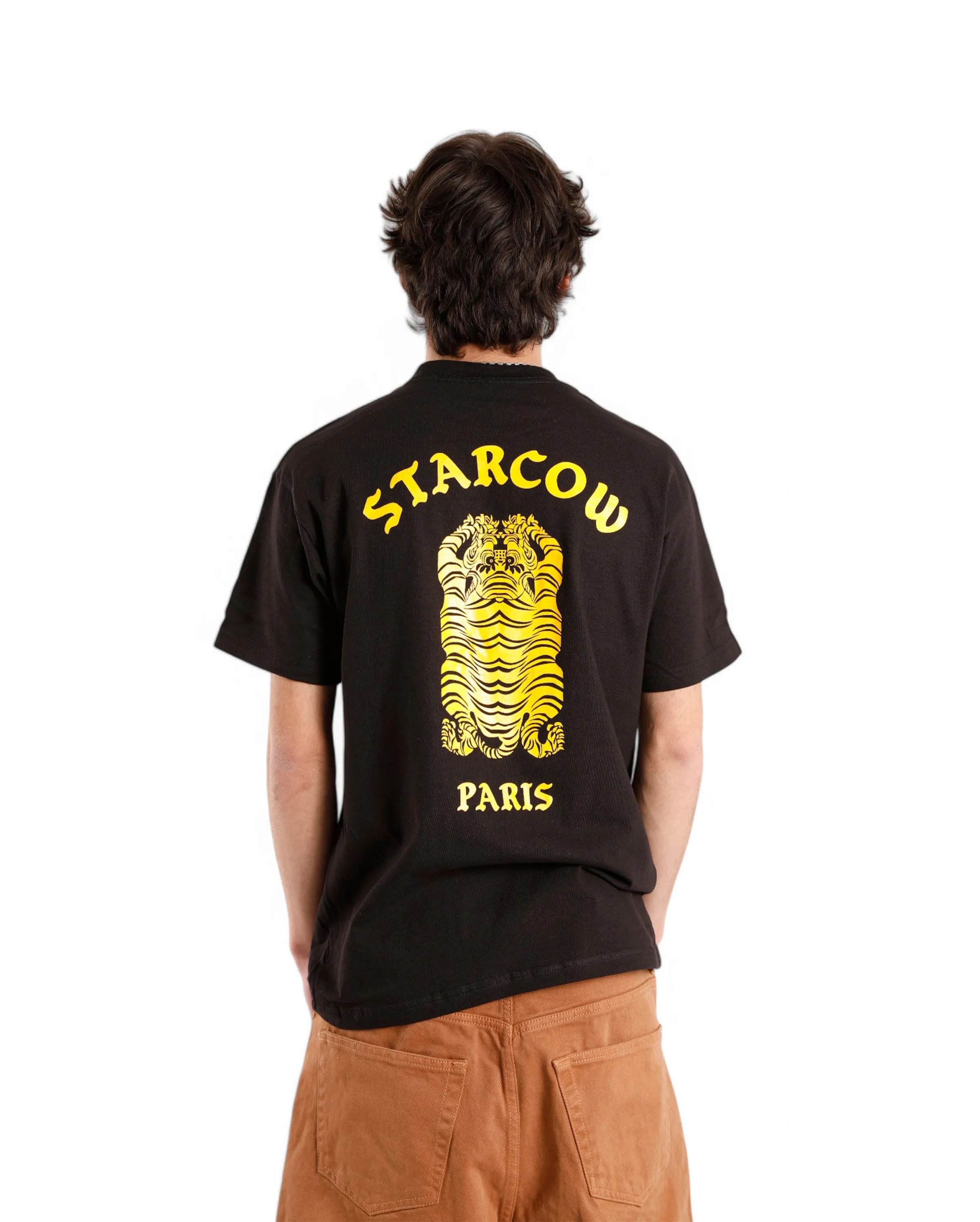 Tiger Tee Black Yellow
