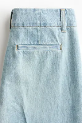 Straight High Jeans - Bleu denim clair — photo 5