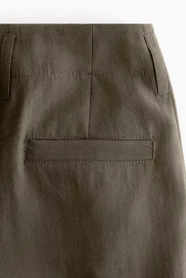 Pantalon barrel cargo - Taupe foncé — photo 4
