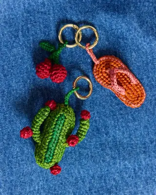 Porte-clés Cactus raphia — photo 4