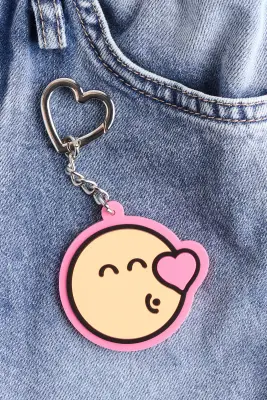 Jean avec porte-clés - Bleu denim/SmileyWorld® — photo 2