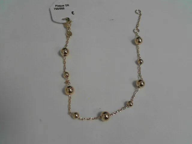 Bracelet p/or chaine/boules 92216918