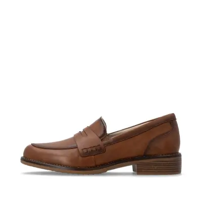 Mocassins Remonte D0F05-24 Marron - Cuir Lisse Talon Plat Grande Pointure Femme — photo 2
