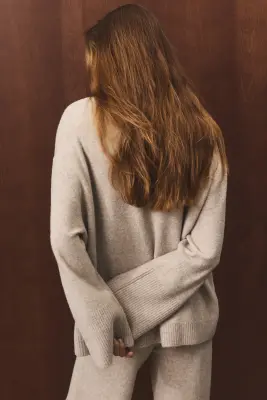 Gilet loose - Beige ancien clair — photo 3
