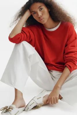 Pull oversize - Rouge — photo 1