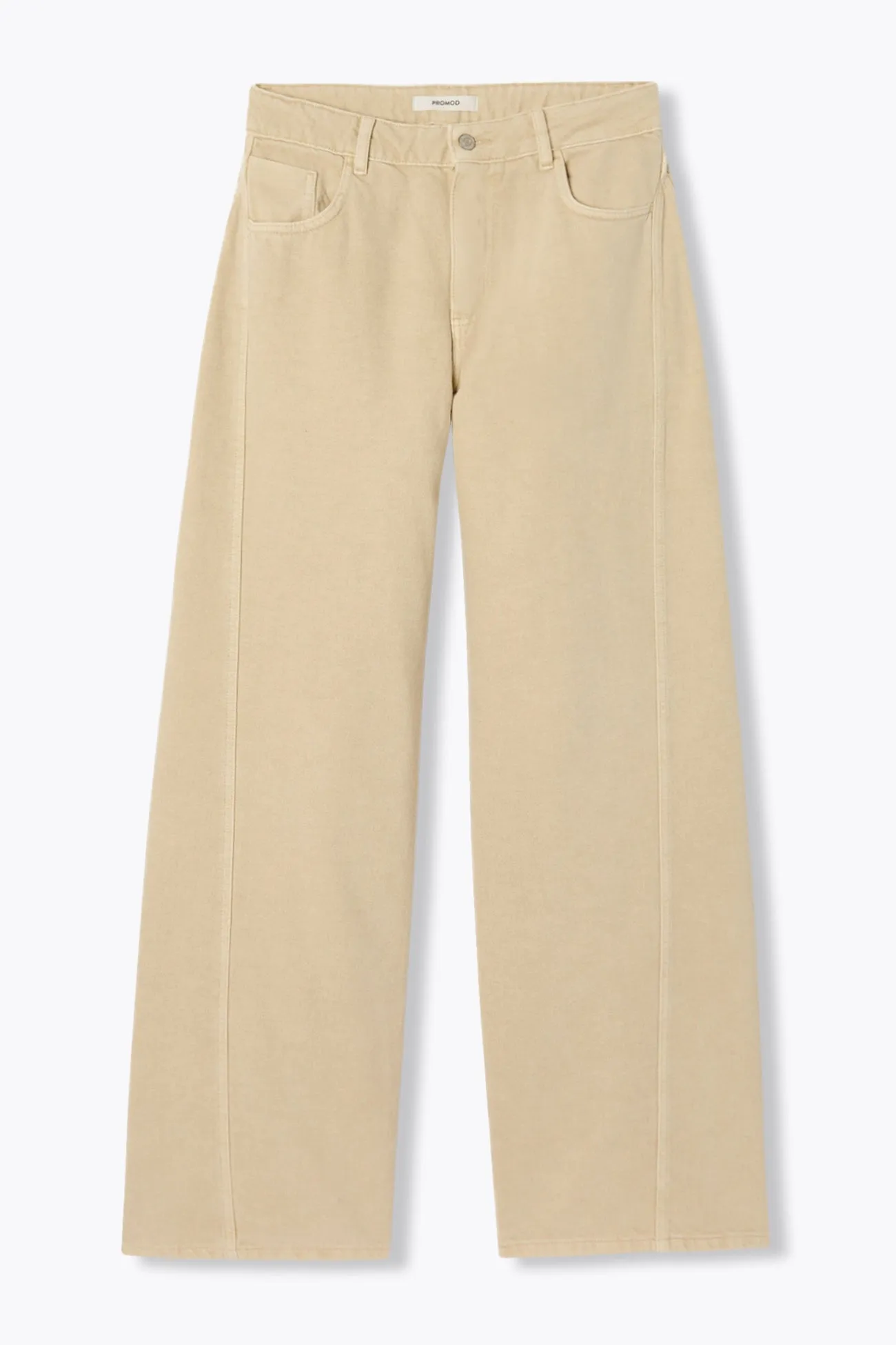 Pantalon large en toile sergé