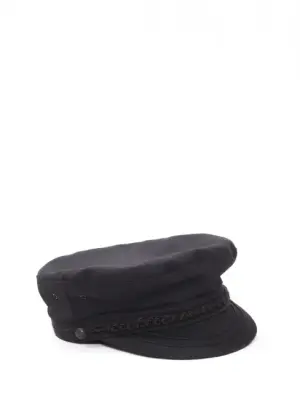 Casquette de marin en toile noire brodée Christian Dior lettres dorées Retrail price €750 Taille 57 — photo 1