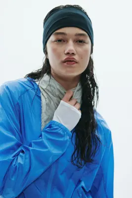 Veste de running déperlante - Bleu ciel — photo 2
