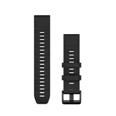 Bracelet Garmin Quickfit 22mm silicone noir 010-13392-02