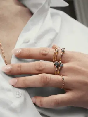 Bague  Ulysse Bleu — photo 3