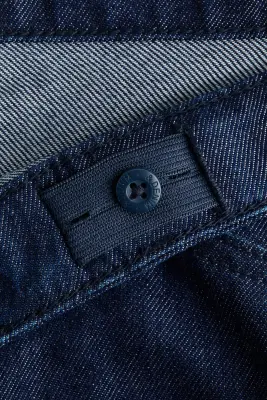 MAMA Wide Low Jeans - Bleu denim foncé — photo 5