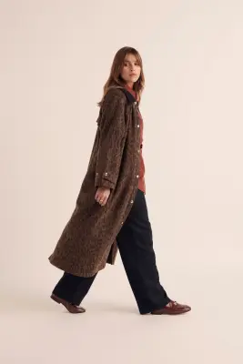 Manteau Gary léopard foncé — photo 1