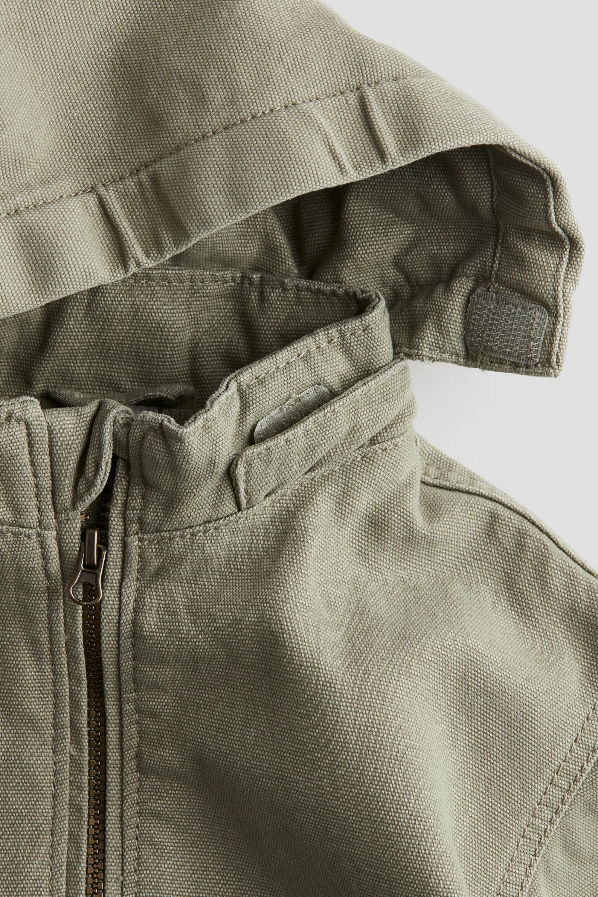 Veste en toile de coton - Vert kaki