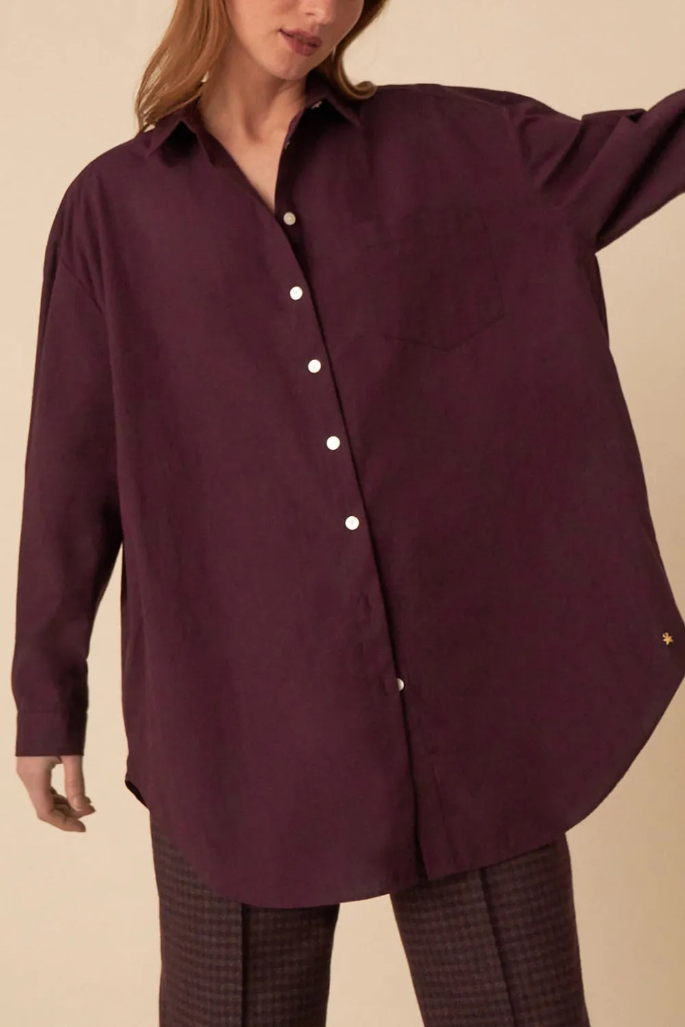 chemise sesame blueberry